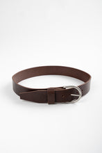 Load image into Gallery viewer, Solid Brass Leather Belt